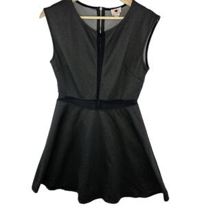 Gothbabe Gothic Women's Little Black Dress Fitted Sleeveless Black Polka Dot Med